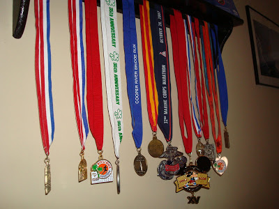 DIY Running Medal Display in 5 Easy Steps