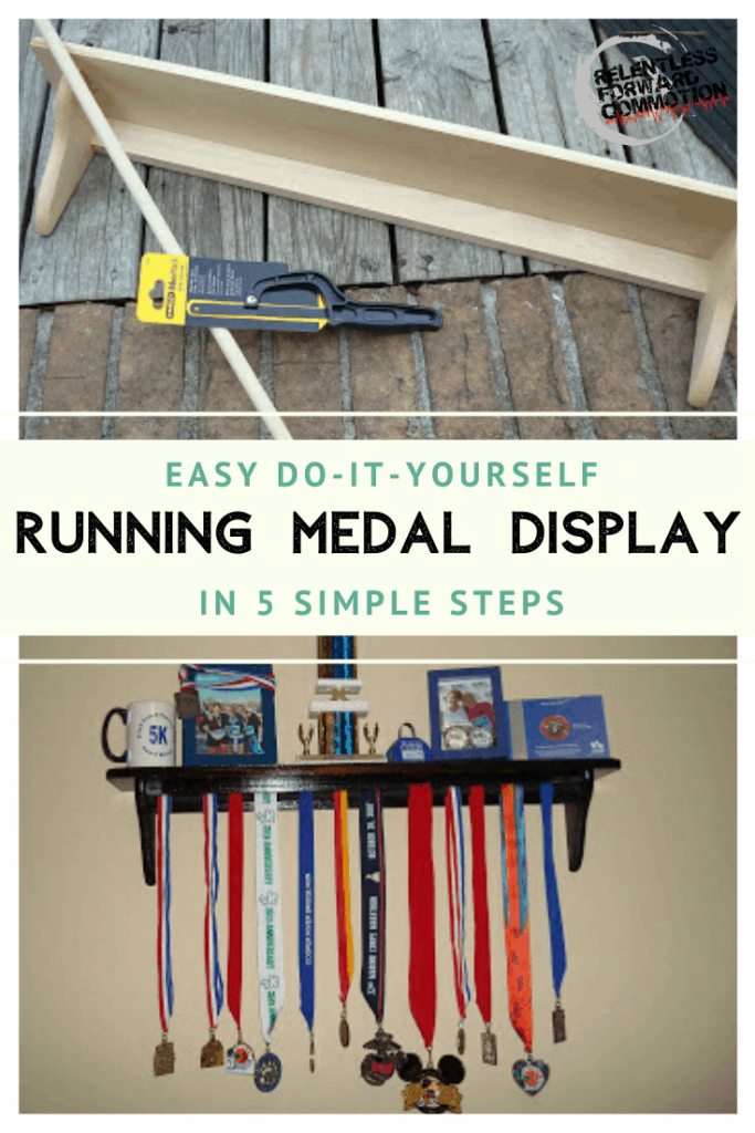 DIY Running Medal Display in 5 Easy Steps