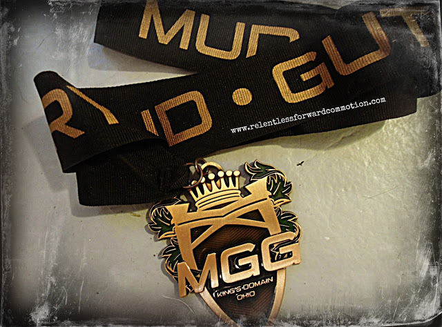 Image of the Mud Guts and Glory obstacle course race finisher medal