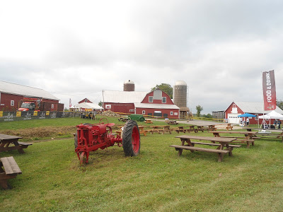 Image of a farm and a tractor at the site of the 2012 Hero Rush Obstacle Course Race