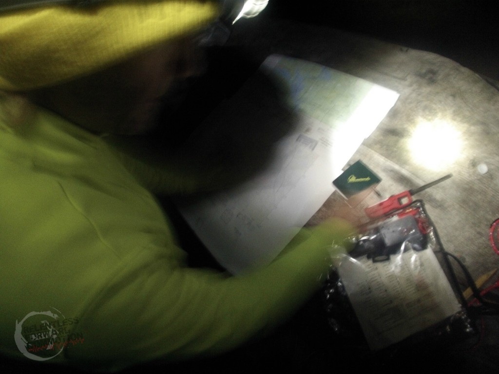 Orienteering in the middle of the night