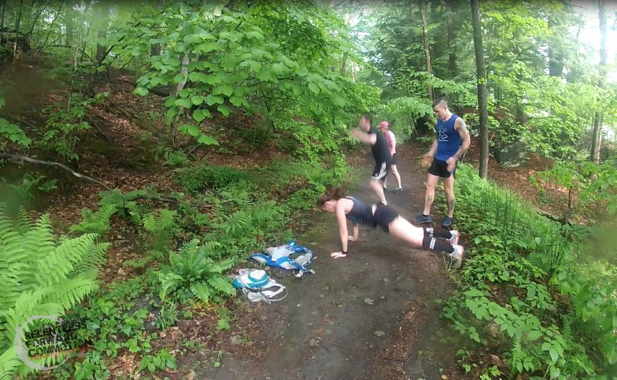 Burpees on the trail