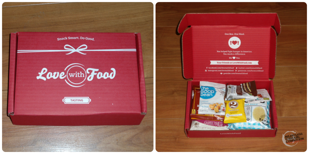 Love with Food Snack Subscription Box Review RELENTLESS FORWARD