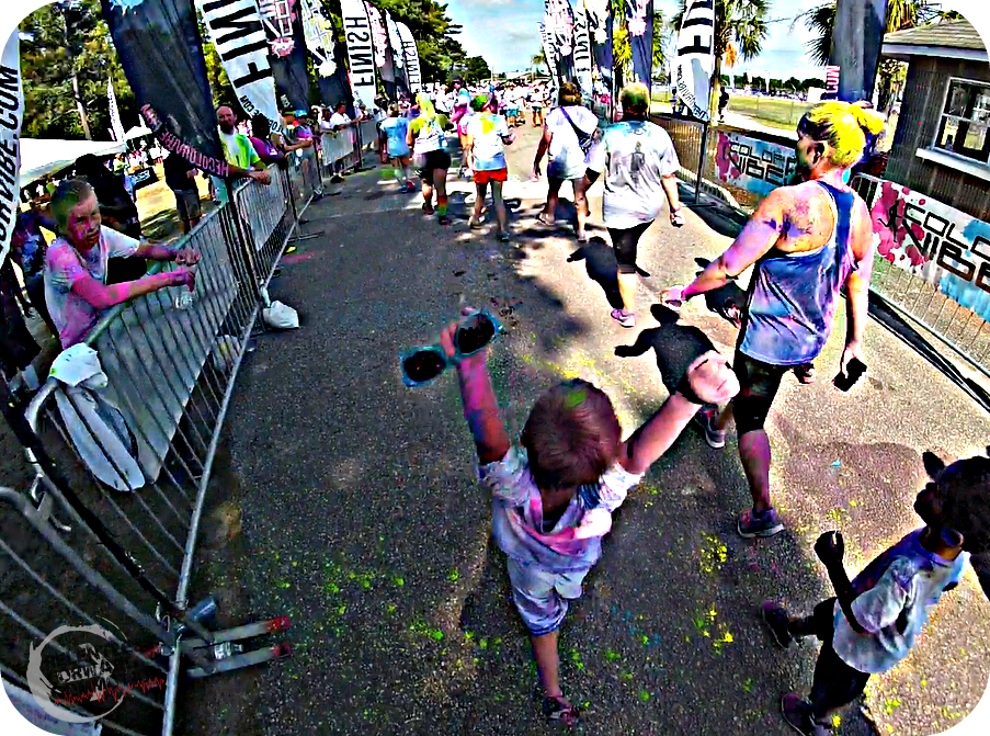 The Color Vibe Finish Line