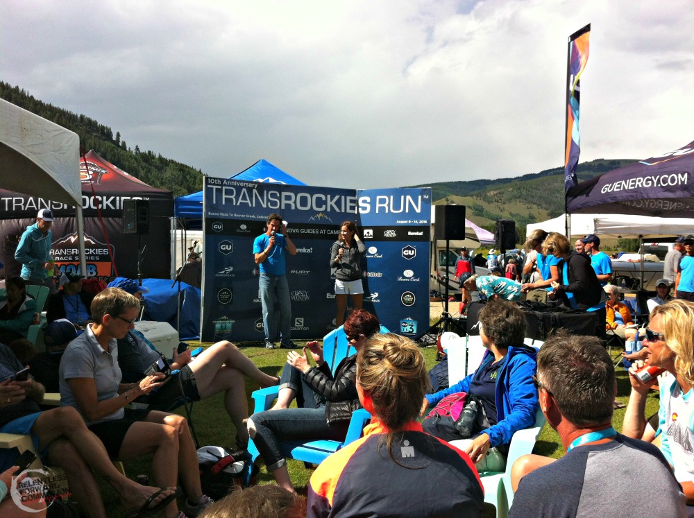 Kara Goucher at TransRockies Run