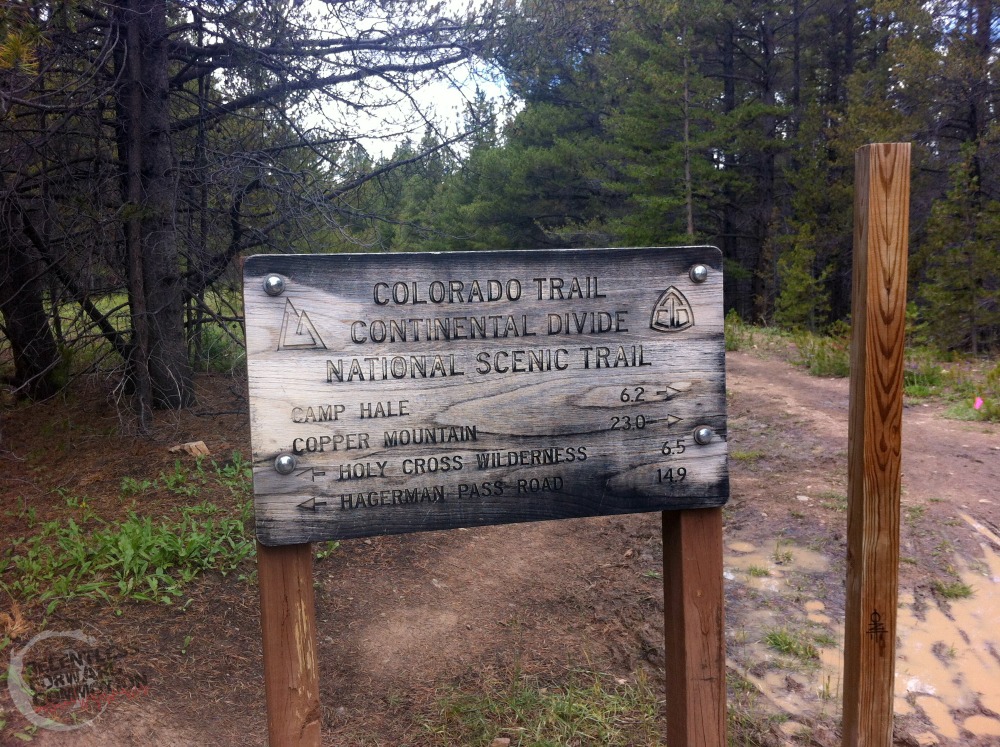 continental divide trail sign