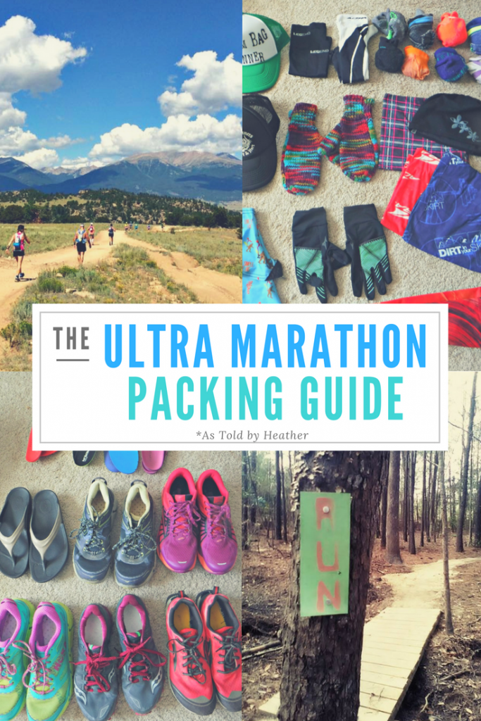 packing for an ultra marathon