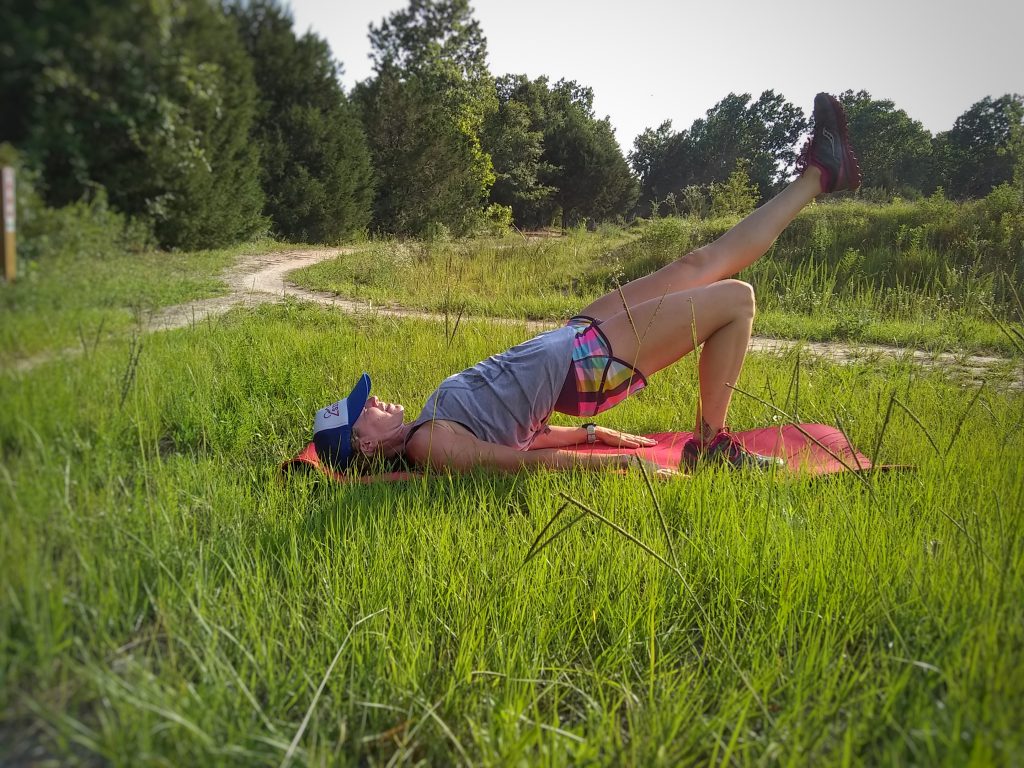 Single Leg Glute Bridges for Trail runners