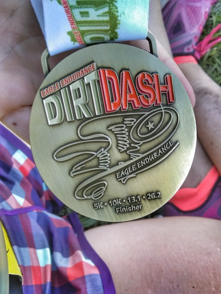 2018 Dirt Dash medal 