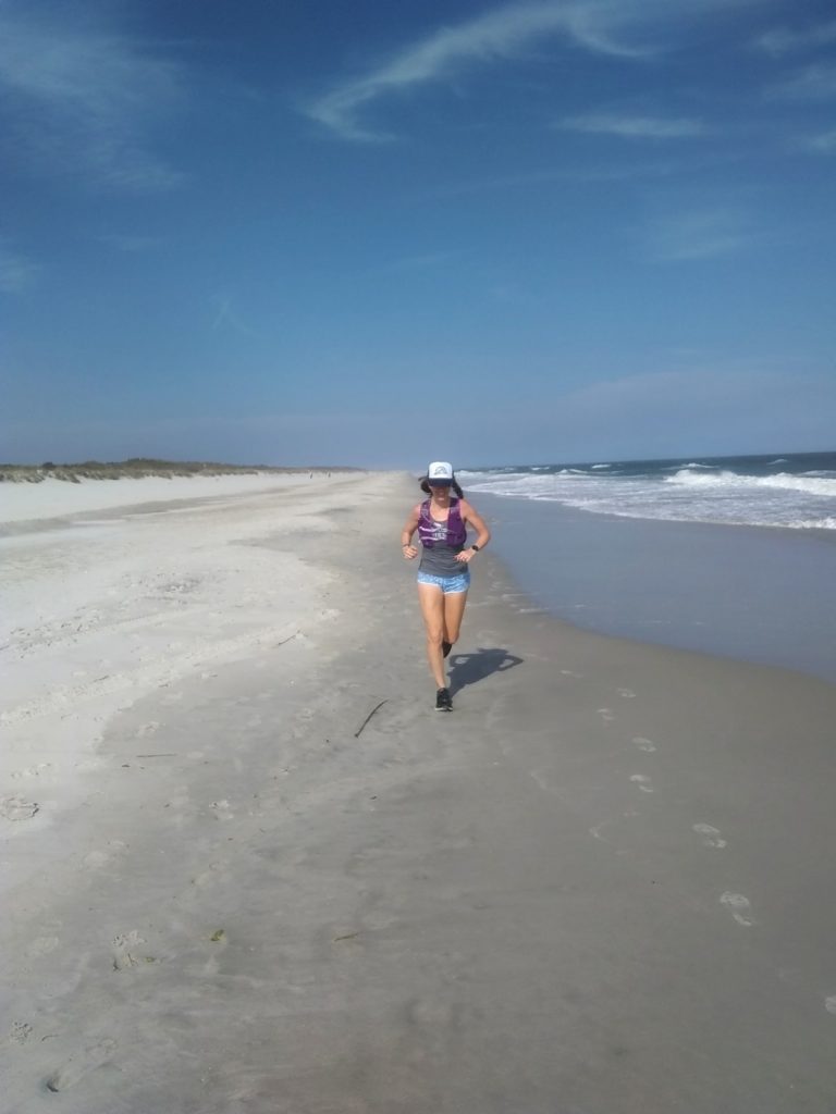 Heather Hart beach running