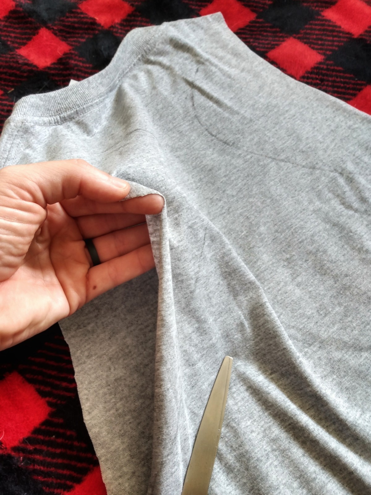How to Cut a Shirt into a Tank Top - No Sewing Required - RELENTLESS ...