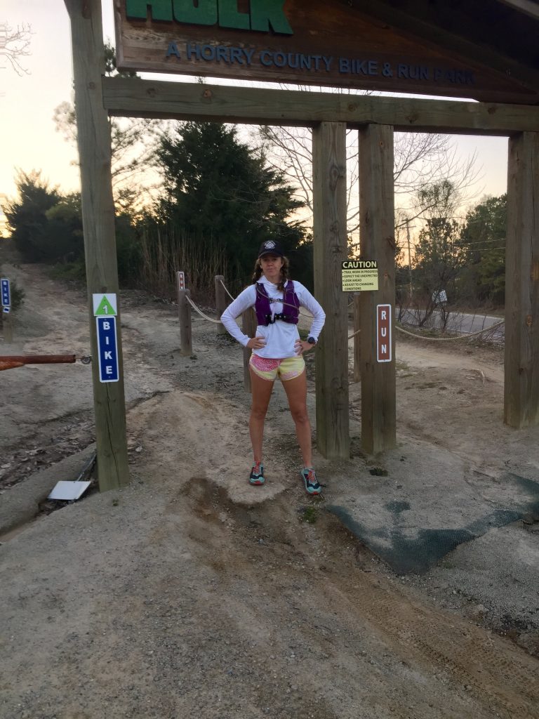 Heather Hart at the Horry County Bike & Run Park