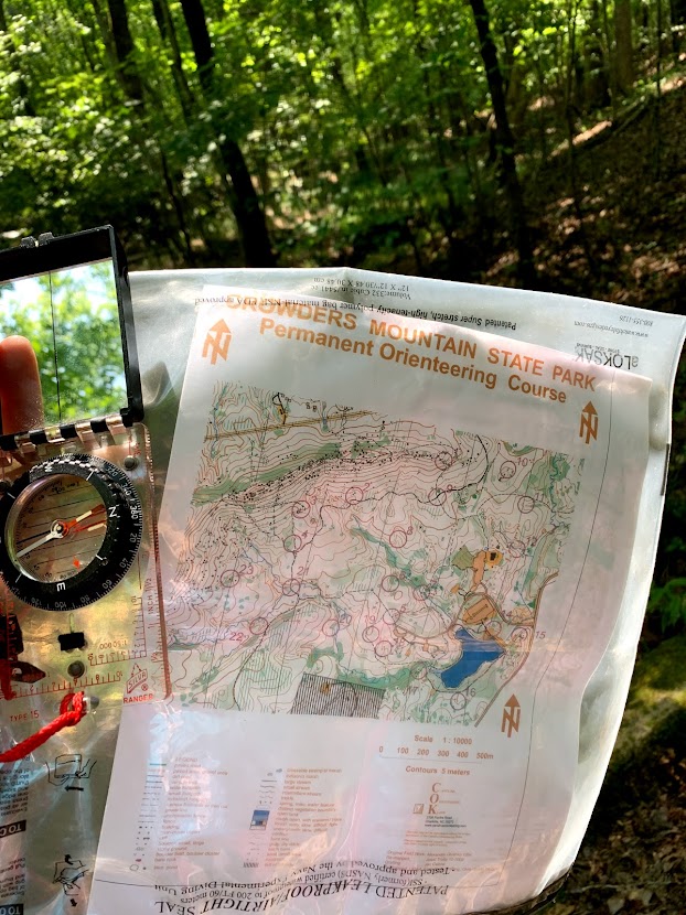 Crowders Mountain State Park Permanent Orienteering Course map