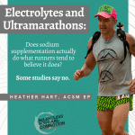 Electrolytes and Ultramarathons: A Controversial Science?