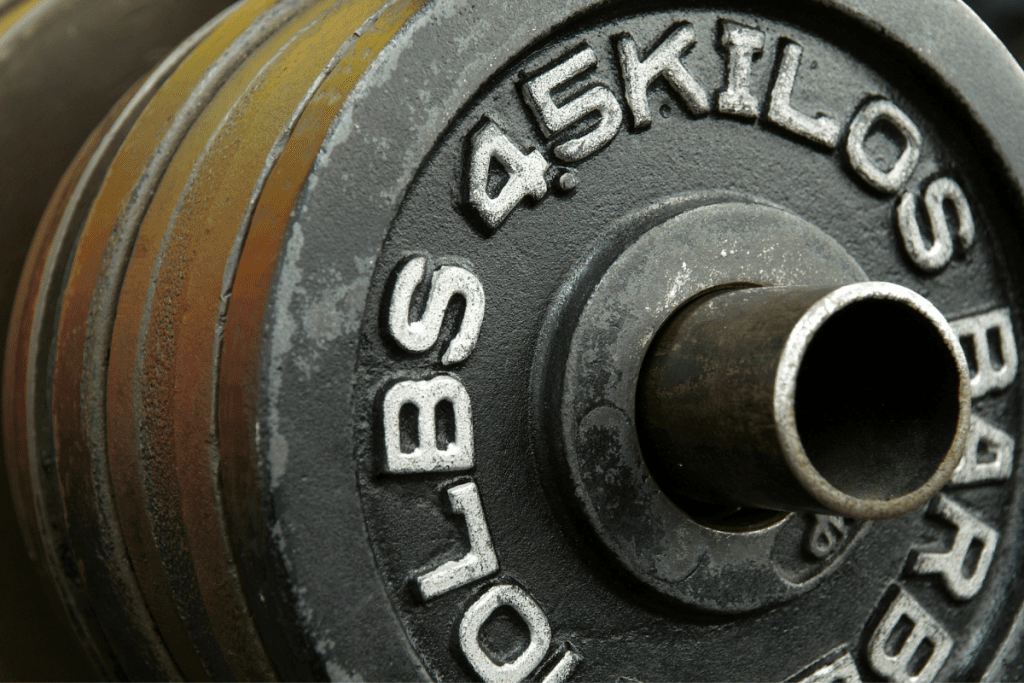 Picture of a stack of weighted plates  Strength Training for Trail and Ultra Runners: 11+ Pros, Cons, & Misconceptions Explained