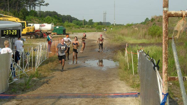 2011 Myrtle Beach Mud Run Participants cross the finish line