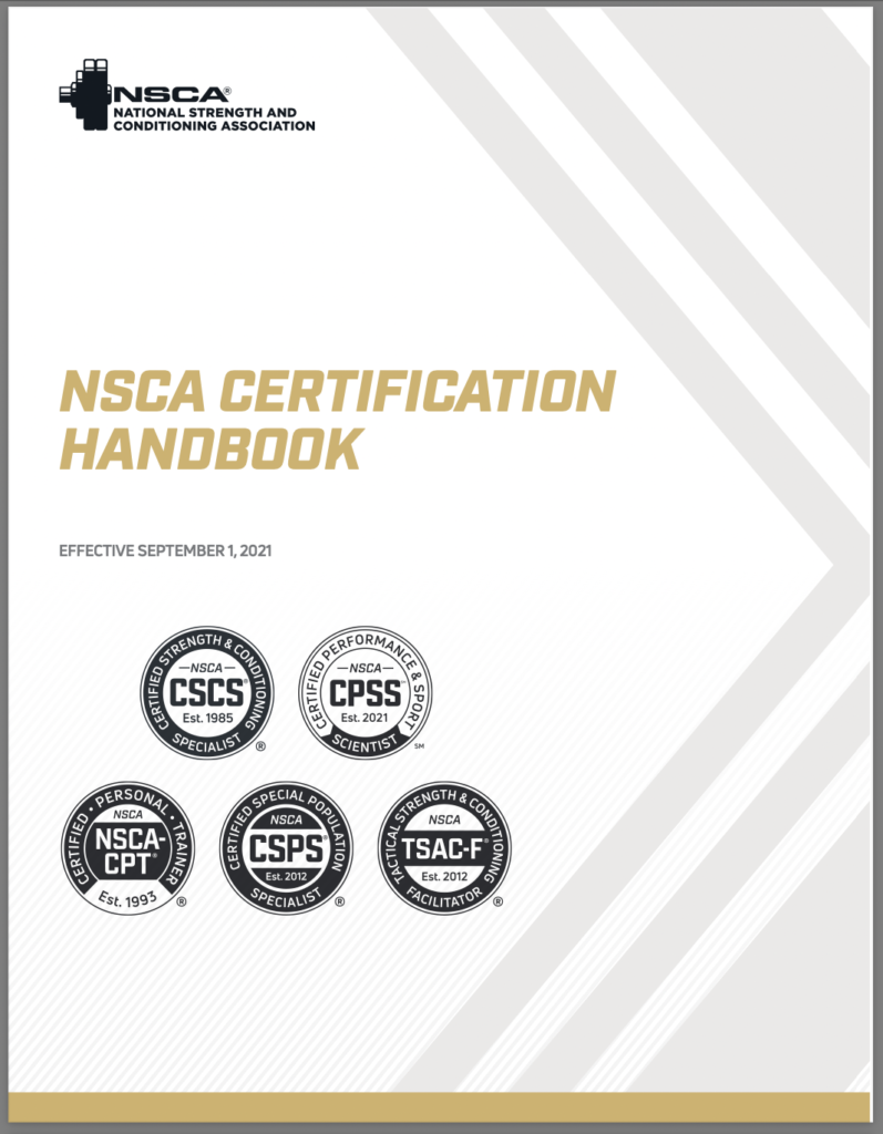 How I Passed the NSCA CSCS Certification Exam - RELENTLESS FORWARD