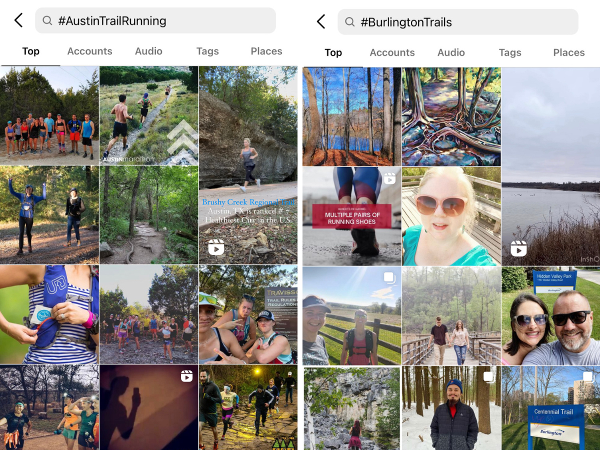 Good running trails near me